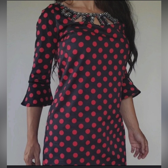 Rosalina Mac Gee Polka Dot Dress - Picture 1 of 12